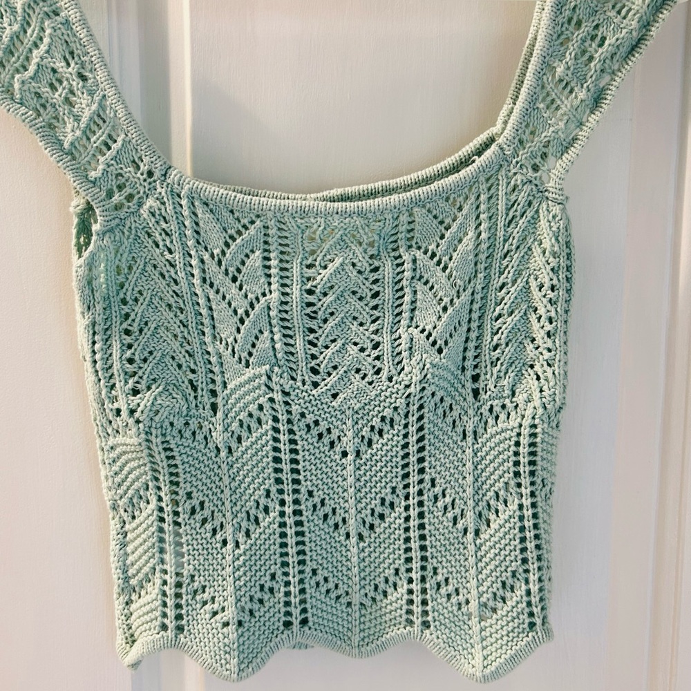 Aeropostale Lt Green Knit Top
